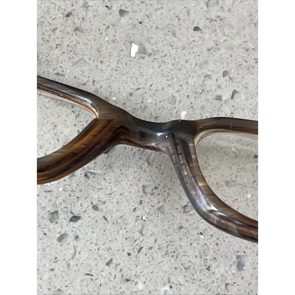 Coach Eyeglasses Frames ONLY 2001 020 Italy 50-19-145 BUH brown full rim - Picture 12 of 14